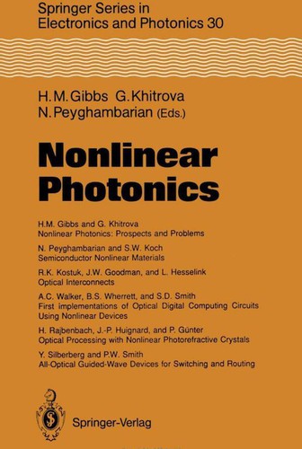 Cover for Nonlinear photonics