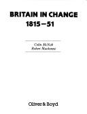 Cover for Britain in change, 1815-51