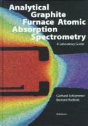 Cover for Analytical graphite furnace atomic absorption spectrometry