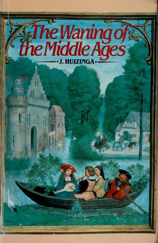 Cover for The waning of the Middle Ages