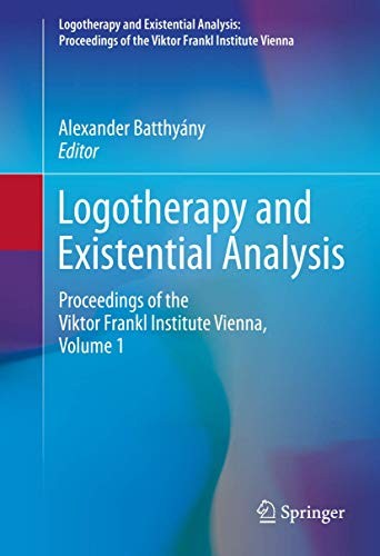 Cover for Logotherapy and Existential Analysis