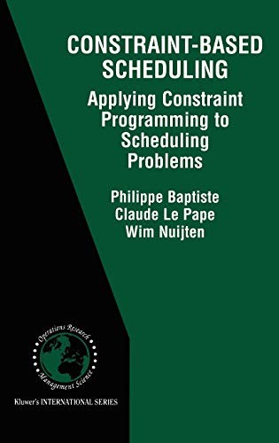 Cover for Constraint-based scheduling