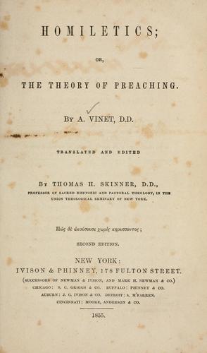 Cover for Homiletics
