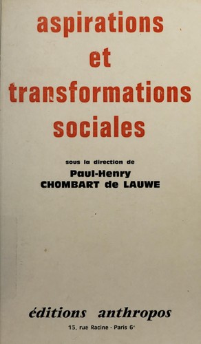 Cover for Aspirations et transformations sociales.