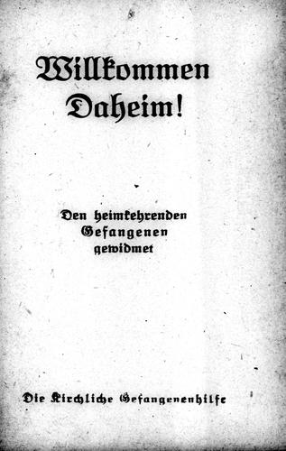 Cover for Willkommen daheim!
