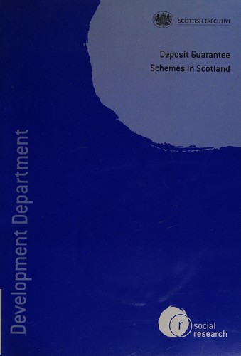 Cover for Deposit guarantee schemes in Scotland
