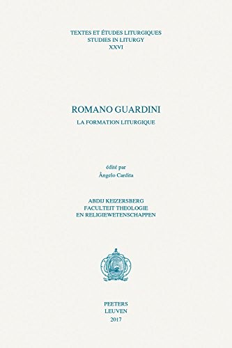 Cover for Romano Guardini. la Formation Liturgique