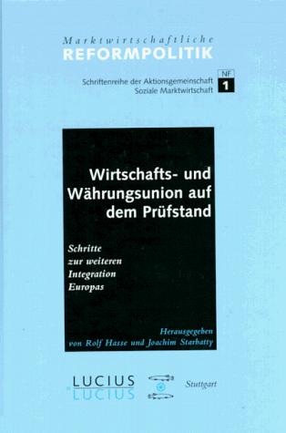 Cover for Wirtschafts- und Währungsunion auf dem Prüfstand