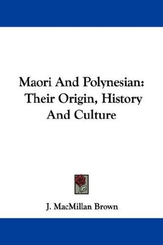 Cover for Maori And Polynesian