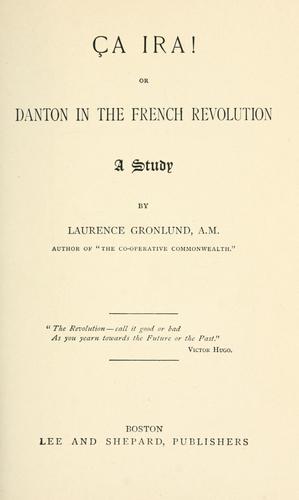 Cover for Ça ira!