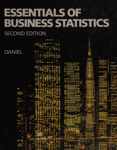 Cover for Essentials of business statistics