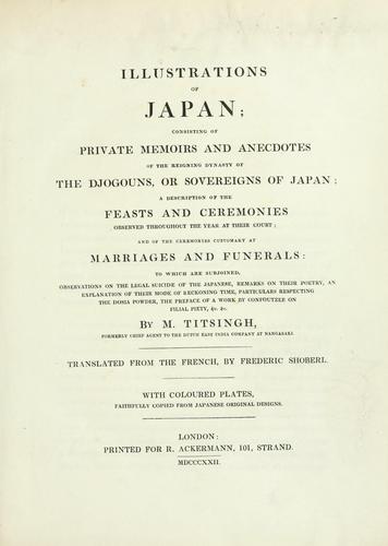 Cover for Illustrations of Japan