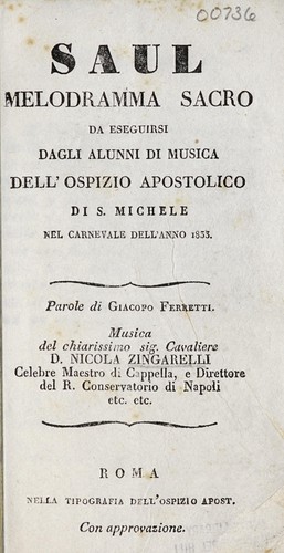 Cover for Saul