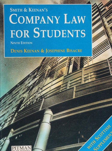 Cover for Smith and Keenan's Company Law for Students