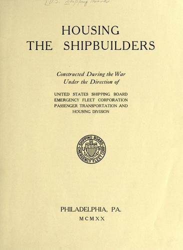 Cover for Housing the shipbuilders.