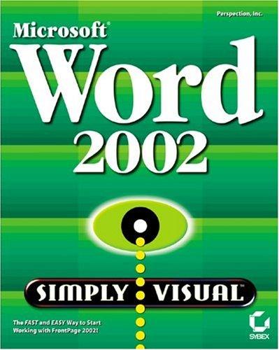 Cover for Microsoft Word 2002