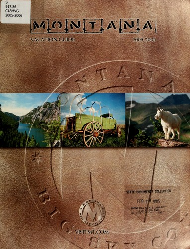 Cover for Montana vacation guide