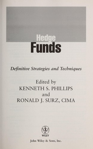 Cover for Hedge funds