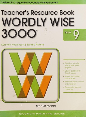 Cover for Wordly Wise 3000 - Teacher's Key for Grade 9