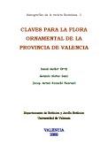 Cover for Claves para la Flora Ornamental de la Provincia de Valencia