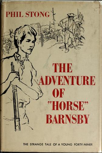 Cover for The adventure of "Horse" Barnsby.