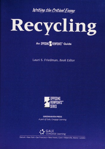 Cover for Recycling