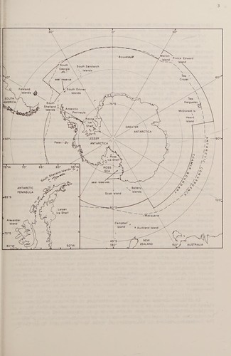 Cover for Conservation areas in the Antarctic