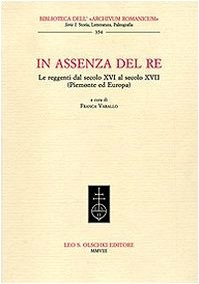 Cover for In assenza del re