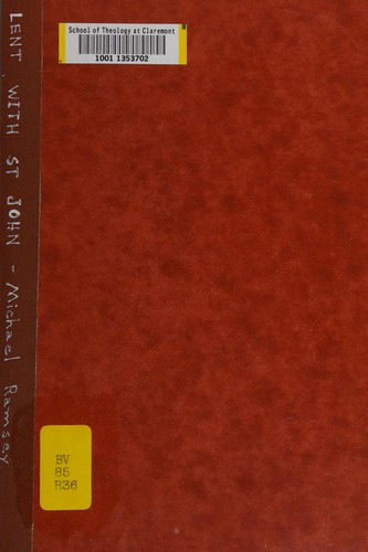 Cover for Lent with St. John