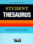 Cover for Student Thesaurus