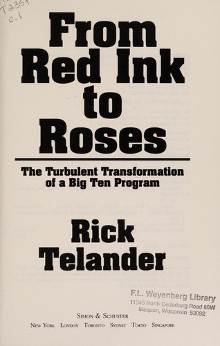 Cover for From red ink to roses