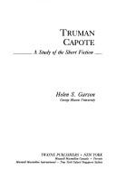 Cover for Truman Capote