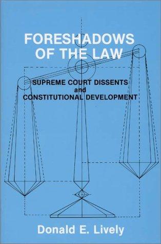Cover for Foreshadows of the law