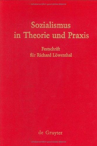 Cover for Sozialismus in Theorie und Praxis