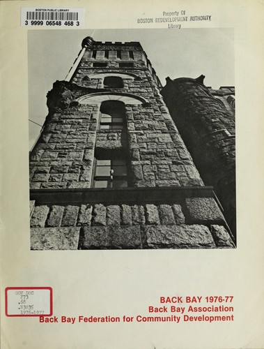 Cover for Back bay