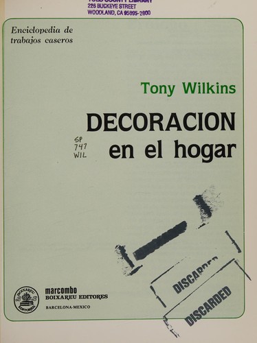 Cover for Decoración en el hogar