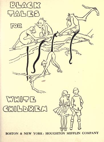 Cover for Black tales for white children