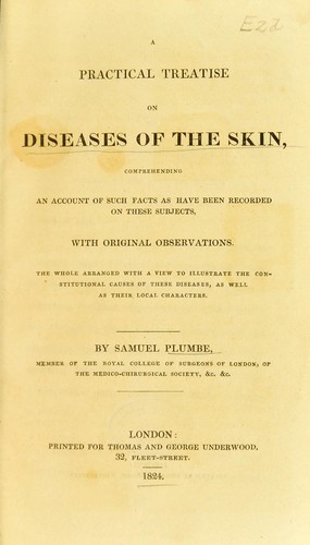 Cover for A practical treatise on diseases of the skin