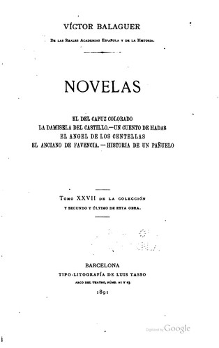 Cover for Novelas