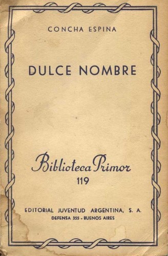 Cover for Dulce Nombre
