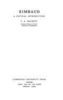 Cover for Rimbaud