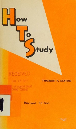 Cover for How to study