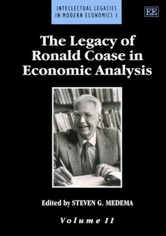 Cover for The legacy of Ronald Coase in economic analysis