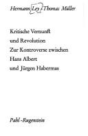 Cover for Kritische Vernunft und Revolution