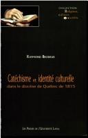Cover for Catéchisme et identité culturelle dans le diocèse de Québec de 1815