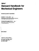 Cover for Marks' standard handbook for mechanical engineers