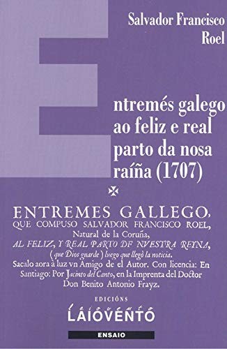 Cover for Entremés galego ao feliz e real parto da nosa raíña