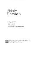 Cover for Elderly criminals