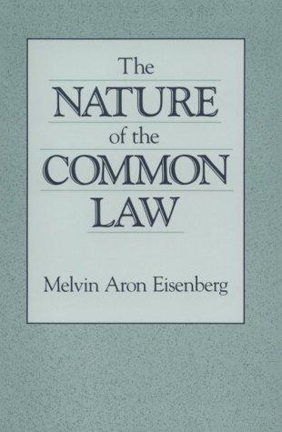 Cover for The Nature of the Common Law