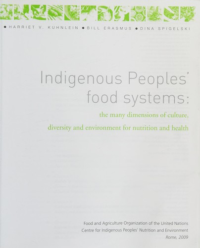 Cover for Indigenous peoples' food systems